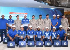 حفل تكريم القوات البحرية بطولة الدراجات الهوائية